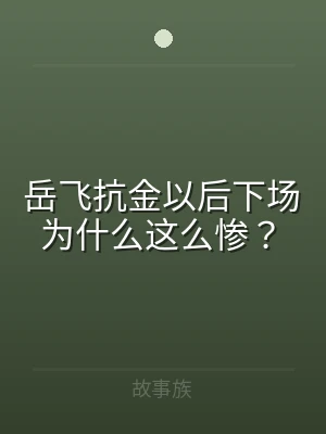 岳飞抗金以后下场为什么这么惨？