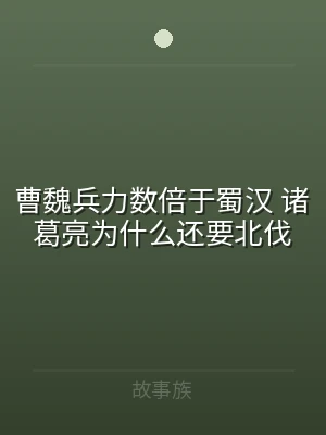 曹魏兵力数倍于蜀汉 诸葛亮为什么还要北伐