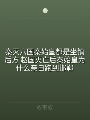 秦灭六国秦始皇都是坐镇后方 赵国灭亡后秦