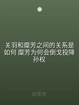 关羽和糜芳之间的关系是如何 糜芳为何会倒