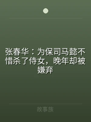 张春华：为保司马懿不惜杀了侍女，晚年却被