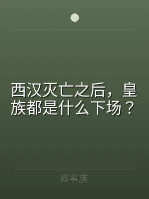 西汉灭亡之后，皇族都是什么下场？