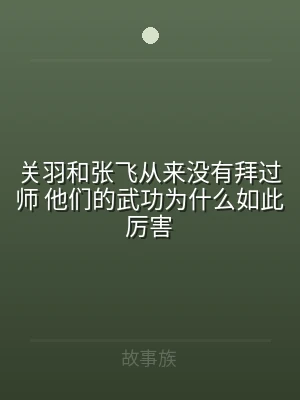 关羽和张飞从来没有拜过师 他们的武功为什