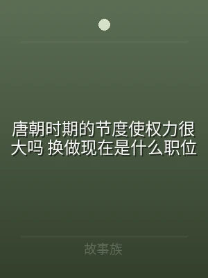 唐朝时期的节度使权力很大吗 换做现在是什