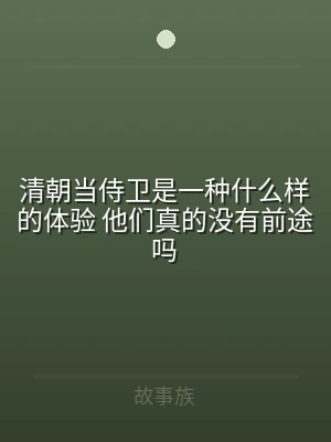 清朝当侍卫是一种什么样的体验 他们真的没