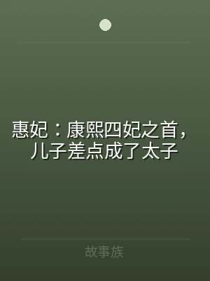 惠妃：康熙四妃之首，儿子差点成了太子