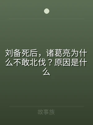 刘备死后，诸葛亮为什么不敢北伐？原因是什