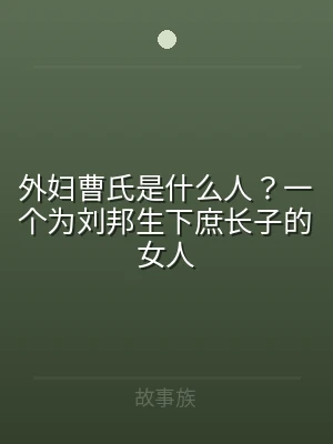 外妇曹氏是什么人？一个为刘邦生下庶长子的