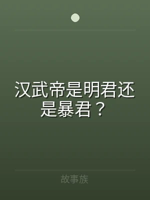 汉武帝是明君还是暴君？