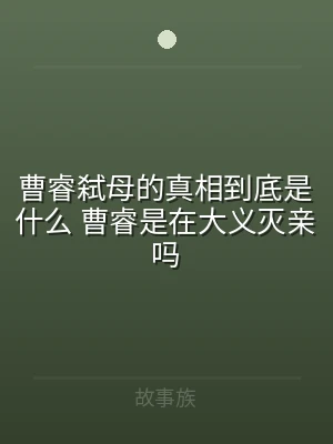 曹睿弑母的真相到底是什么 曹睿是在大义灭