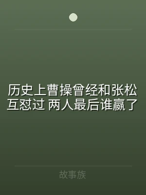 历史上曹操曾经和张松互怼过 两人最后谁嬴