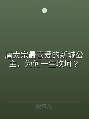 唐太宗最喜爱的新城公主，为何一生坎坷？