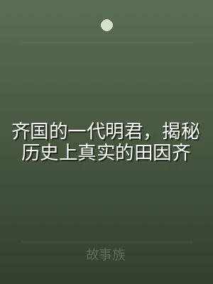 齐国的一代明君，揭秘历史上真实的田因齐