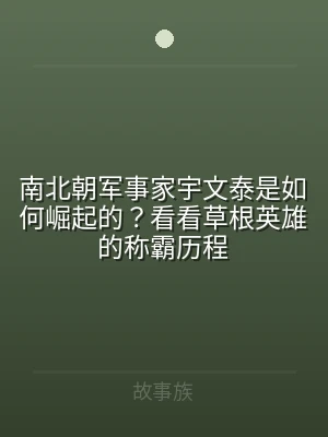 南北朝军事家宇文泰是如何崛起的？看看草根