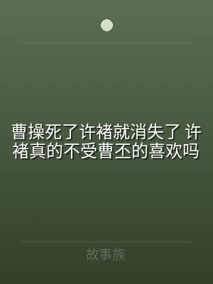 曹操死了许褚就消失了 许褚真的不受曹丕的