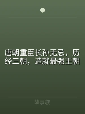 唐朝重臣长孙无忌，历经三朝，造就最强王朝