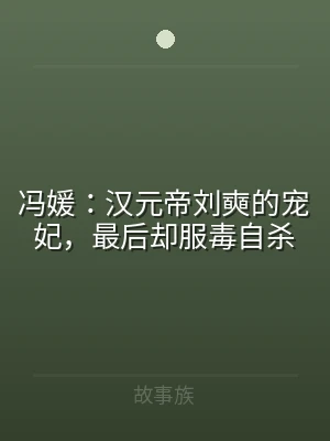 冯媛：汉元帝刘奭的宠妃，最后却服毒自杀