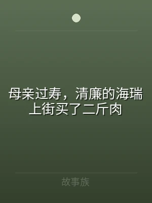 母亲过寿，清廉的海瑞上街买了二斤肉