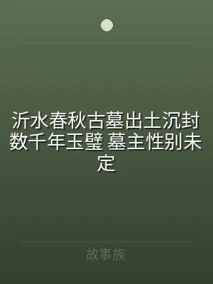 沂水春秋古墓出土沉封数千年玉璧 墓主性别