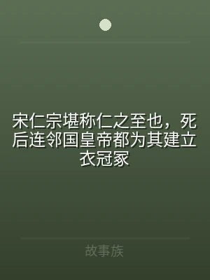 宋仁宗堪称仁之至也，死后连邻国皇帝都为其
