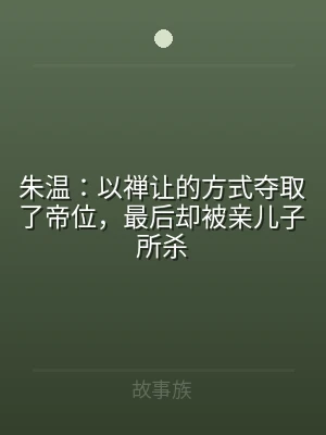 朱温：以禅让的方式夺取了帝位，最后却被亲