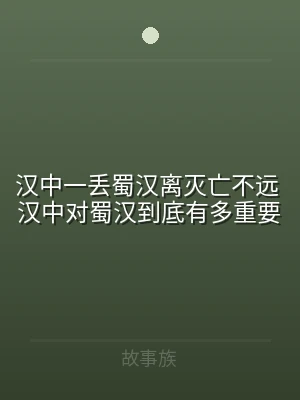 汉中一丢蜀汉离灭亡不远 汉中对蜀汉到底有