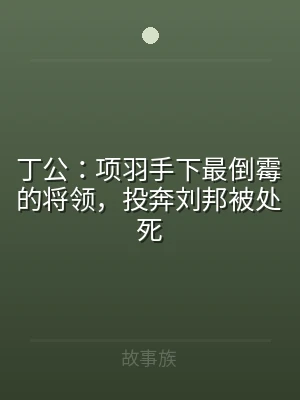 丁公：项羽手下最倒霉的将领，投奔刘邦被处