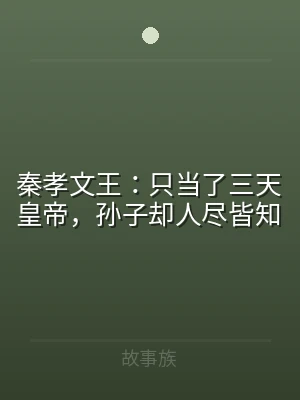 秦孝文王：只当了三天皇帝，孙子却人尽皆知