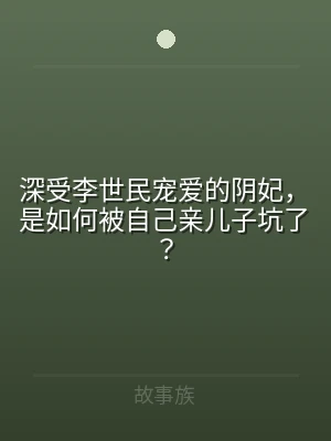 深受李世民宠爱的阴妃，是如何被自己亲儿子