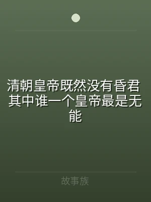 清朝皇帝既然没有昏君 其中谁一个皇帝最是