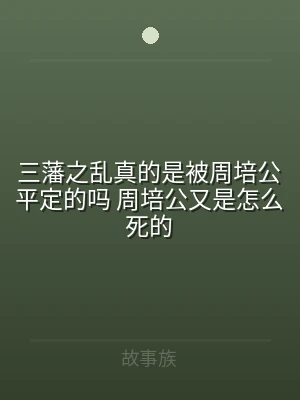 三藩之乱真的是被周培公平定的吗 周培公又