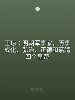 王琼：明朝军事家，历事成化、弘治、正德和