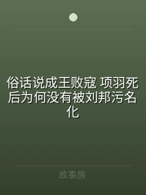 俗话说成王败寇 项羽死后为何没有被刘邦污