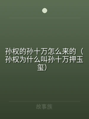 孙权的孙十万怎么来的（孙权为什么叫孙十万