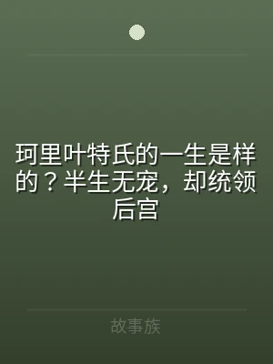珂里叶特氏的一生是样的？半生无宠，却统领