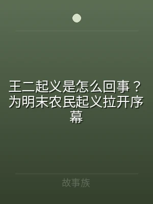 王二起义是怎么回事？为明末农民起义拉开序