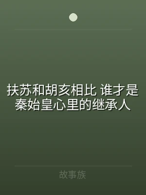 扶苏和胡亥相比 谁才是秦始皇心里的继承人