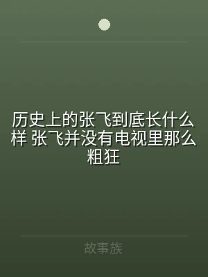 历史上的张飞到底长什么样 张飞并没有电视