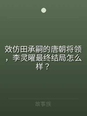 效仿田承嗣的唐朝将领，李灵曜最终结局怎么