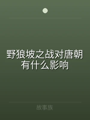 野狼坡之战对唐朝有什么影响