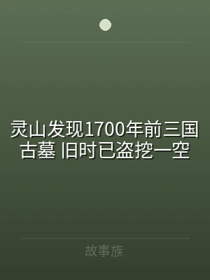 灵山发现1700年前三国古墓 旧时已盗挖