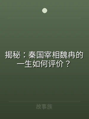揭秘：秦国宰相魏冉的一生如何评价？