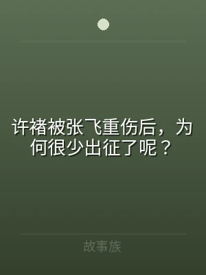 许褚被张飞重伤后，为何很少出征了呢？