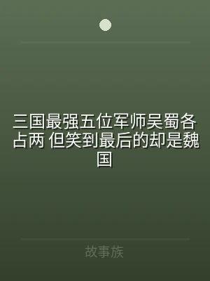 三国最强五位军师吴蜀各占两 但笑到最后的