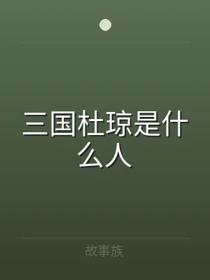 三国杜琼是什么人