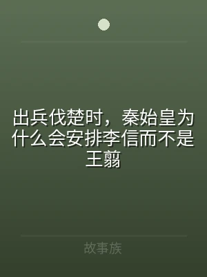 出兵伐楚时，秦始皇为什么会安排李信而不是