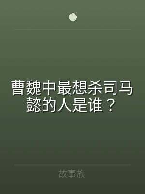 曹魏中最想杀司马懿的人是谁？