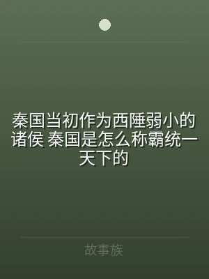 秦国当初作为西陲弱小的诸侯 秦国是怎么称