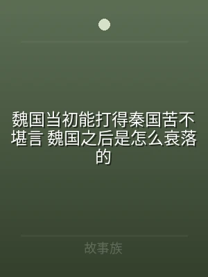 魏国当初能打得秦国苦不堪言 魏国之后是怎