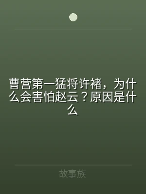 曹营第一猛将许褚，为什么会害怕赵云？原因